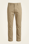 AI-generated concept of khaki men's casual pants, front view